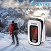 Pulse Oximeter Fingertip (Oximetro), Blood Oxygen Saturation Monitor, Heart Rate Monitor and SpO2 Levels, Portable Pulse Oximeter with Lanyard and Batteries